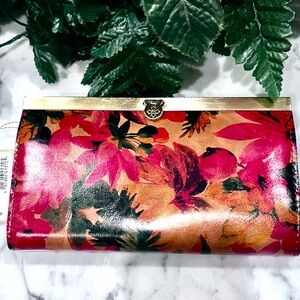 Patricia Nash CAUCHY Spring Multi Leather Frame Wallet